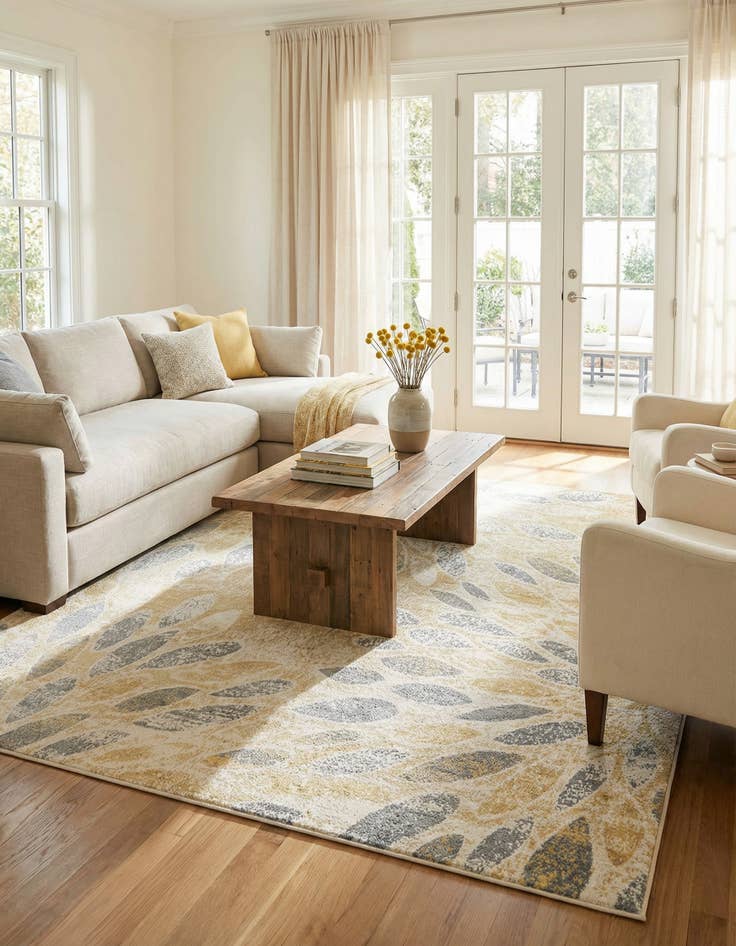 Detail image of 10' 2 x 10' 2 Charleston Square Rug