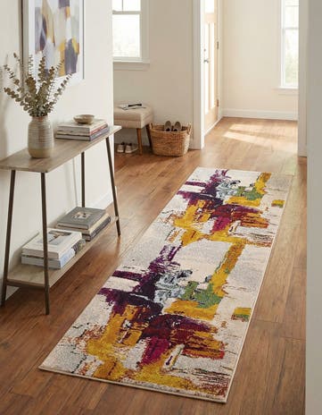 2' 2 x 6' 9 Washable Hyacinth Runner Rug