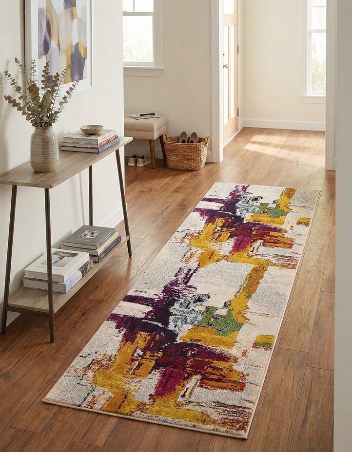 2' 2 x 6' 9 Washable Hyacinth Runner Rug