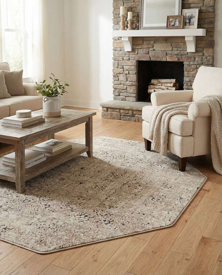 5' 3 x 5' 3 Eliza Octagon Rug