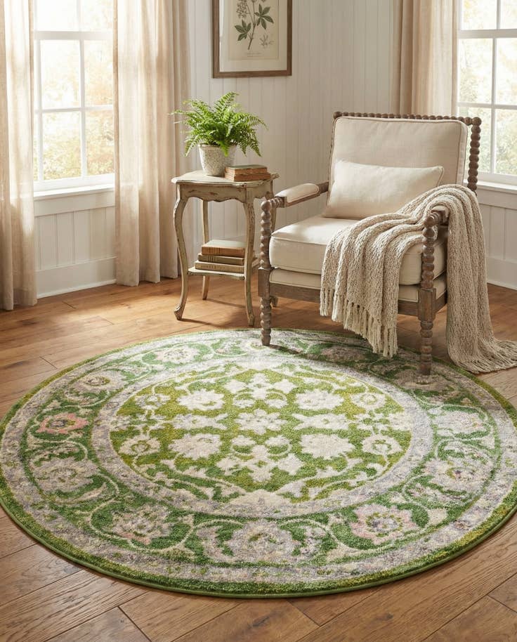 Detail image of 5' x 5' Aurelia Round Rug