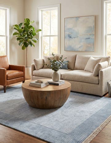 4' 11 x 6' 4 Hand Knotted Darya Wool Rug