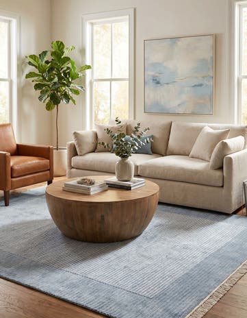 4' 11 x 6' 4 Hand Knotted Darya Wool Rug