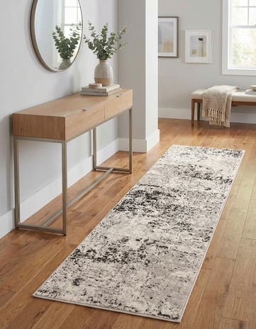Gray Leipzig Runner Rug
