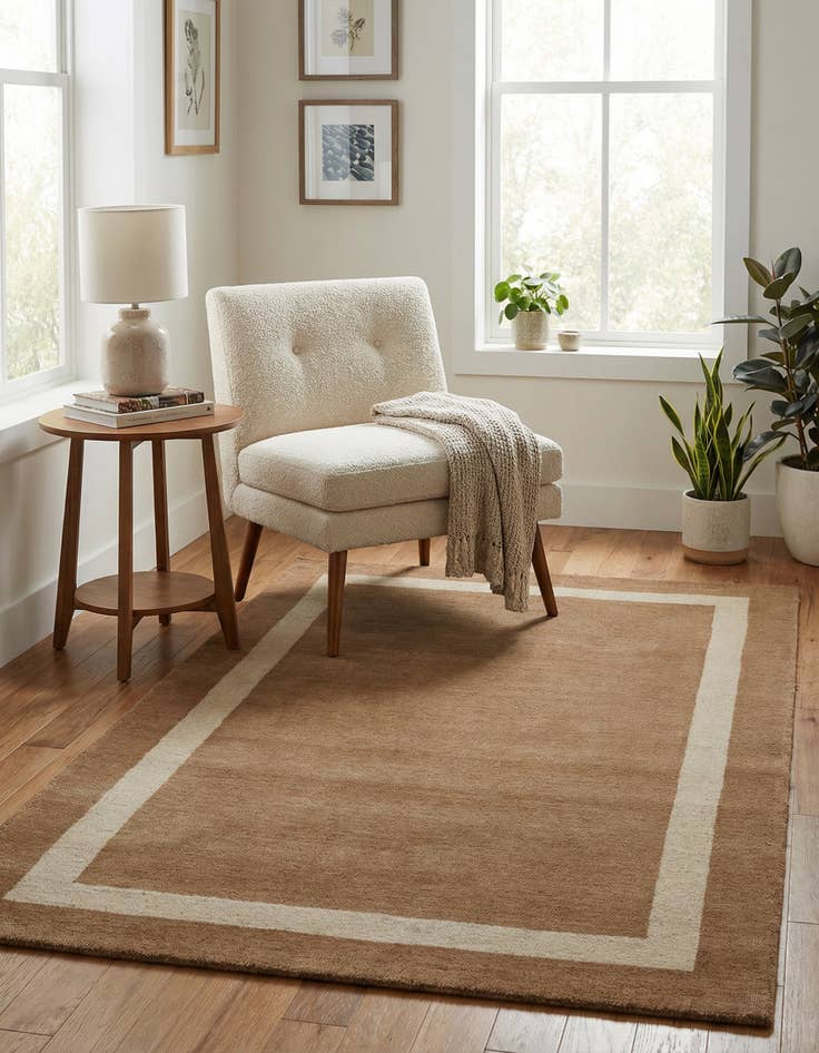 Detail image of  3' 3 x 5' 3 Jill Zarin Border Wool Rug