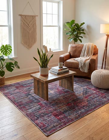 5' 3 x 5' 3 Washable Mangata Square Rug