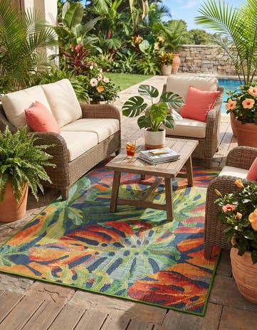 Easy-Clean Baja Indoor / Outdoor Rug