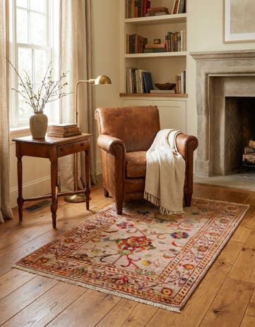2' 7 x 4' 2 Hand Knotted Ariana Ziegler Rug
