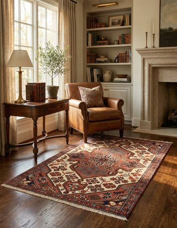 3' 6 x 5' 1 Mehraban Wool Rug