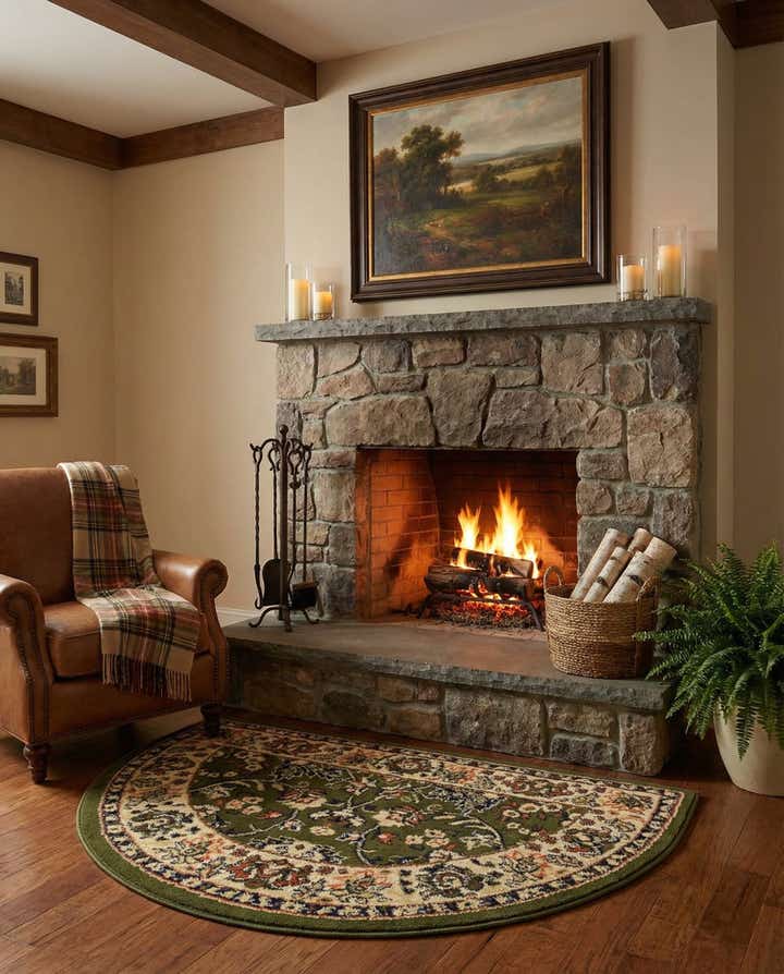 2' 2 x 3' 7 Yasmin Hearth Rug