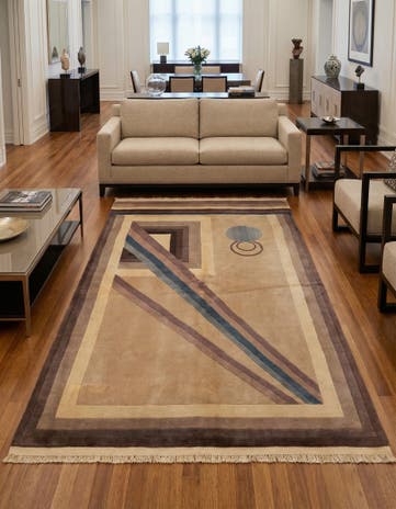 5' x 8' 2 Hand Knotted Tibet Wool Rug