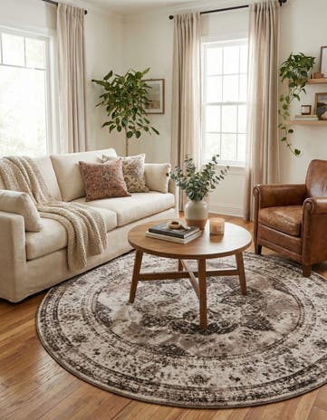 7' x 7' Monte Carlo Round Rug