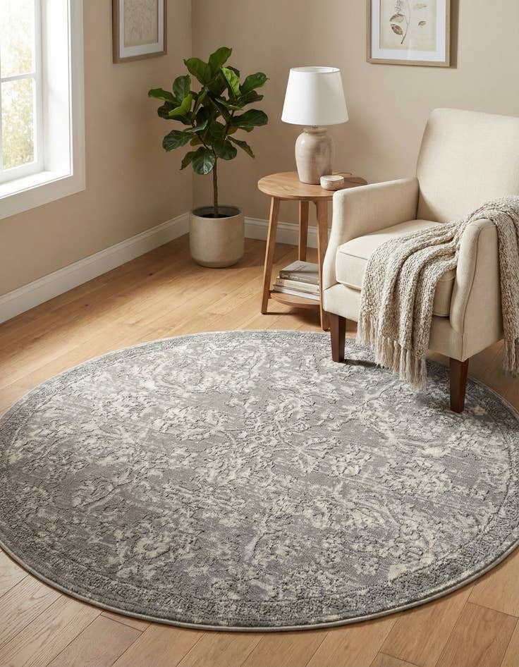 Detail image of 4' x 4' Oregon Round Rug