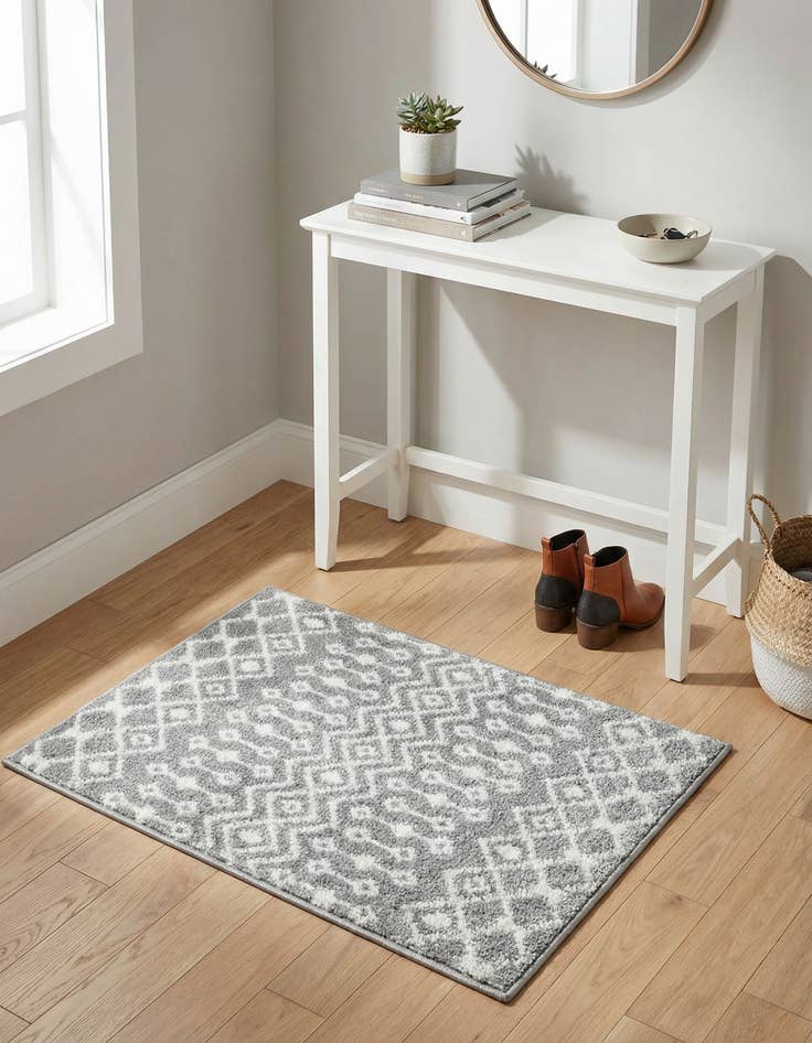 Detail image of 2' x 3' Moroccan Trellis Rug