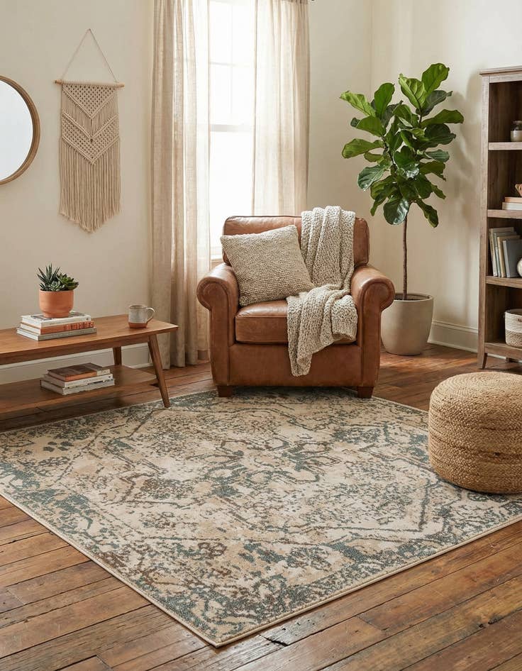 Detail image of 6' x 6' Sahara Square Rug