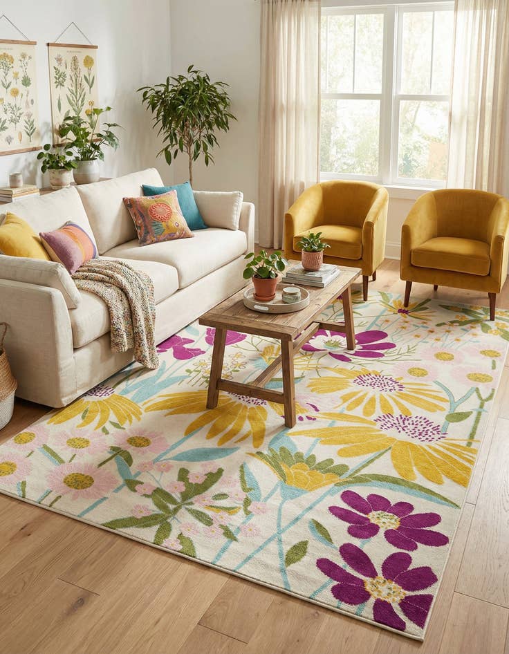 Detail image of 9' x 12' Bloom Rug