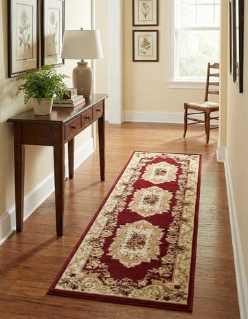 60cm x 215cm Classic Aubusson Runner Rug