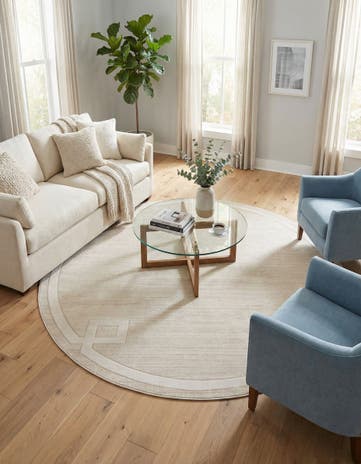 Jill Zarin 8' x 8' Uptown Lenox Hill Round Rug