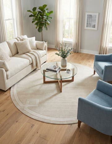Jill Zarin 8' x 8' Uptown Lenox Hill Round Rug