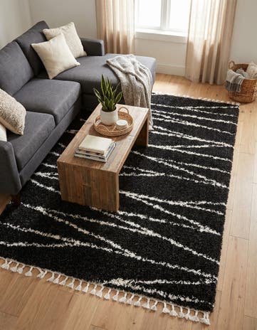 5' 3 x 8' Serenity Shag Rug