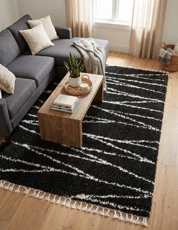 5' 3 x 8' Serenity Shag Rug
