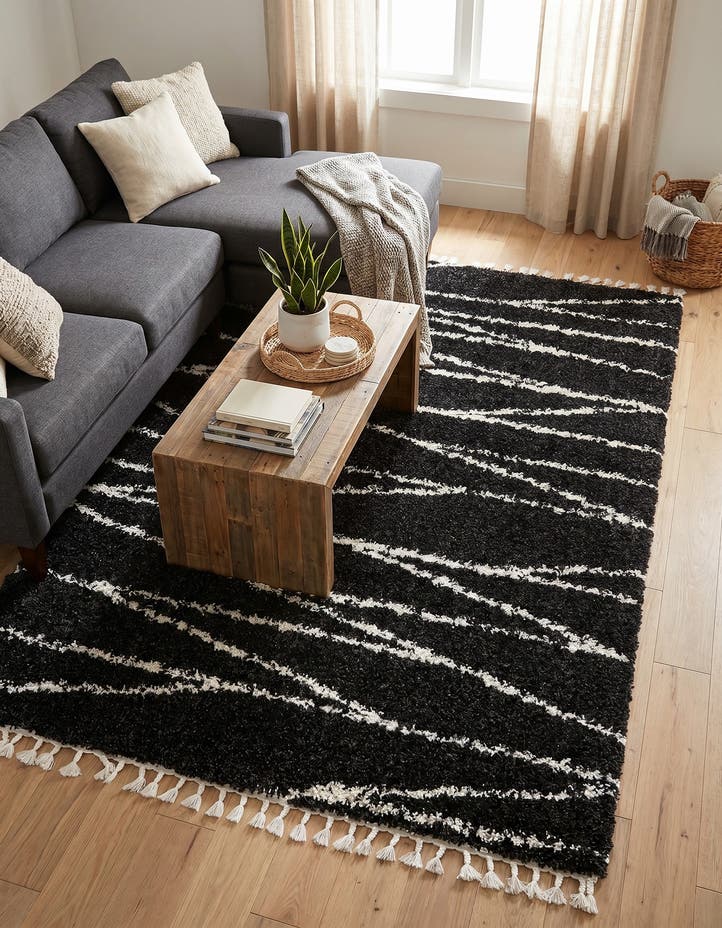 5' 3 x 8' Serenity Shag Rug