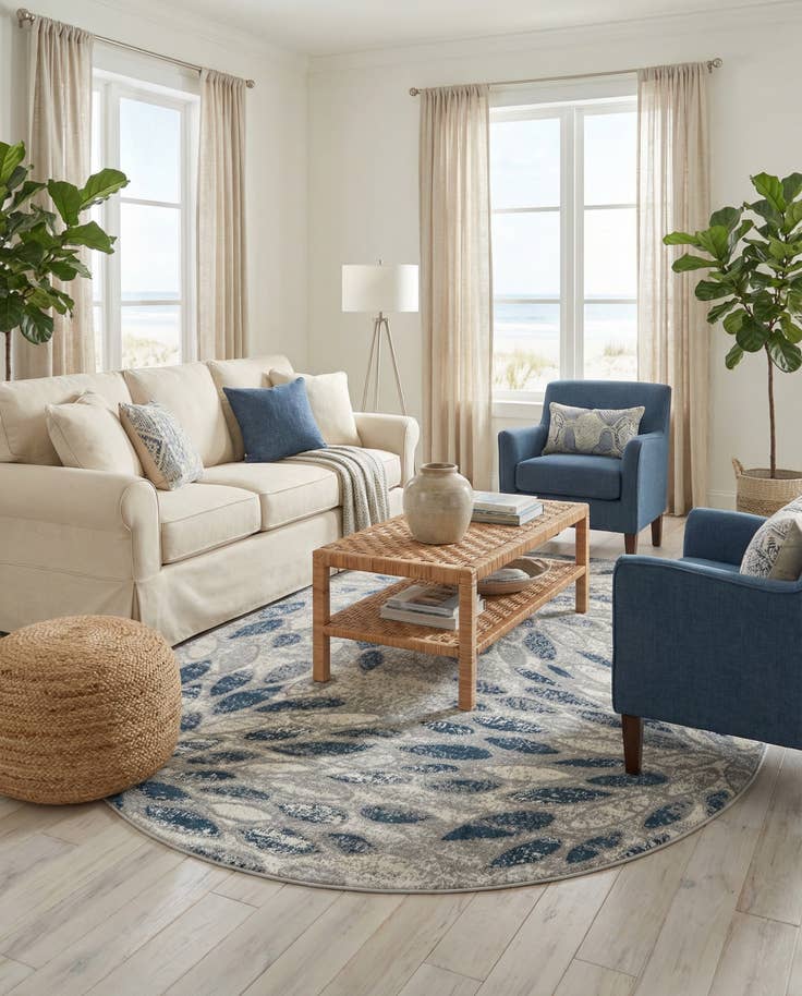 Detail image of 8' x 10' Charleston Oval Rug