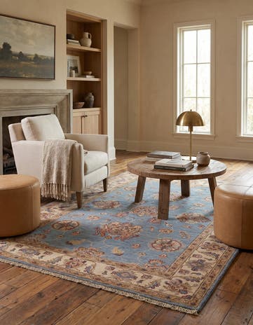 3' 6 x 5' Hand Knotted Ziegler Rug