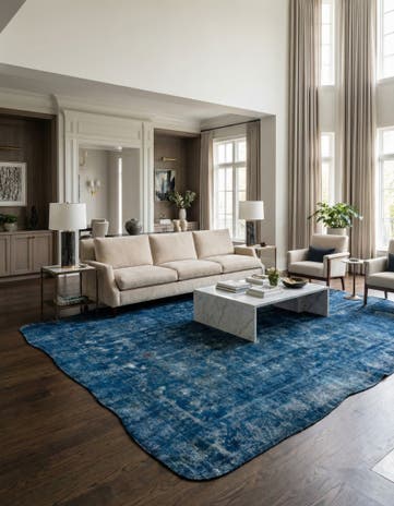 9' 6 x 12' 8 Hand Knotted Ultra Vintage Persian Wool Rug