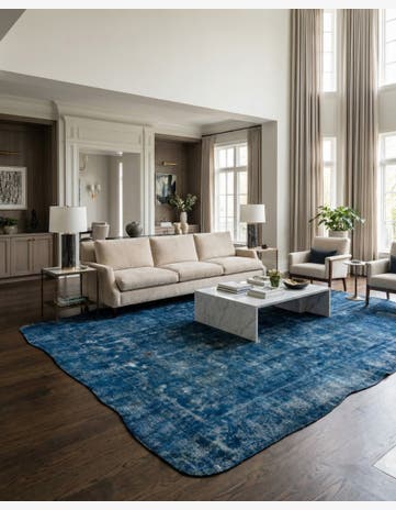 9' 6 x 12' 8 Hand Knotted Ultra Vintage Persian Wool Rug