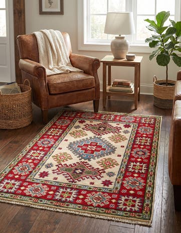 2' 8 x 4' 2 Hand Knotted Kazak Rug