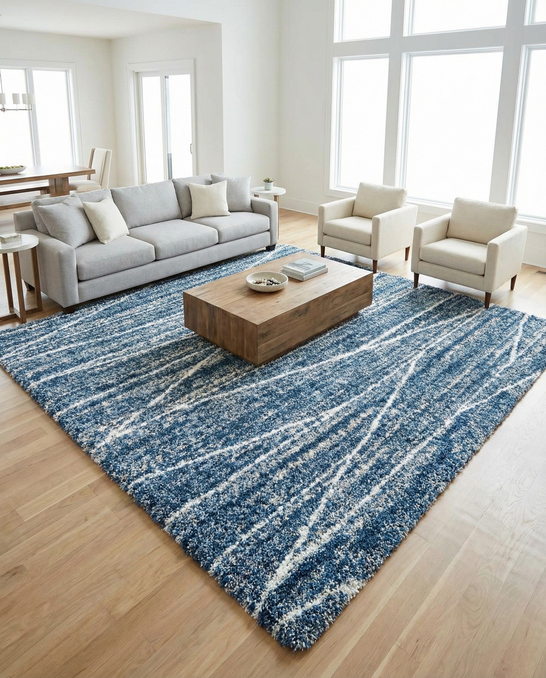  10' x 10' Serenity Shag Square Rug