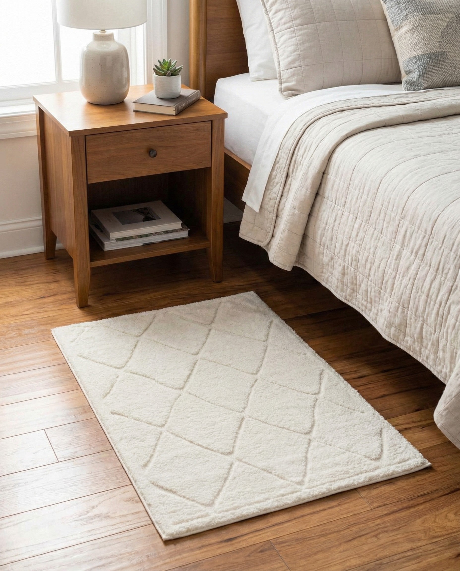 2' x 3' Trellis Shag Rug