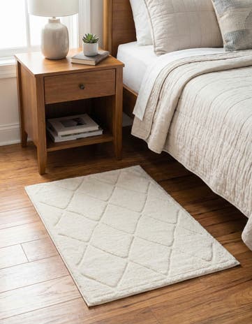 2' x 3' Lattice Shag Rug