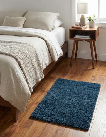 Marine Blue Zermatt Shag Rug