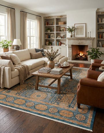 Blue Amina Rug