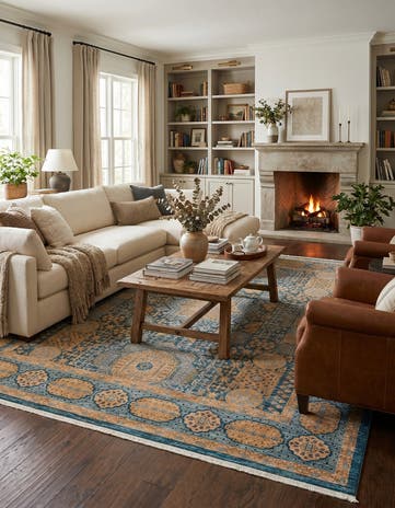 Blue Amina Rug