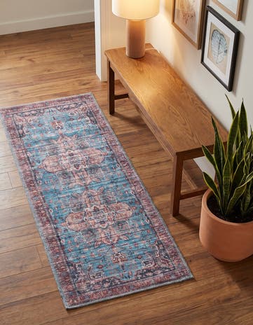 2' x 4' Washable Maahru Runner Rug