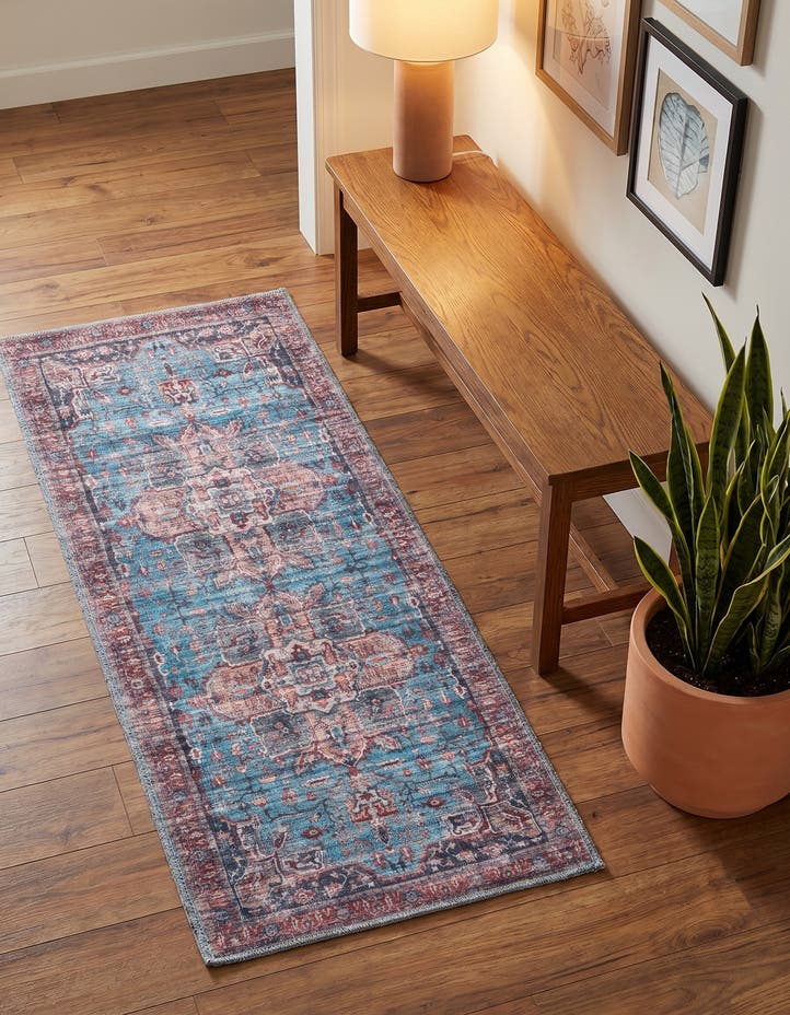 2' x 4' Washable Maahru Runner Rug
