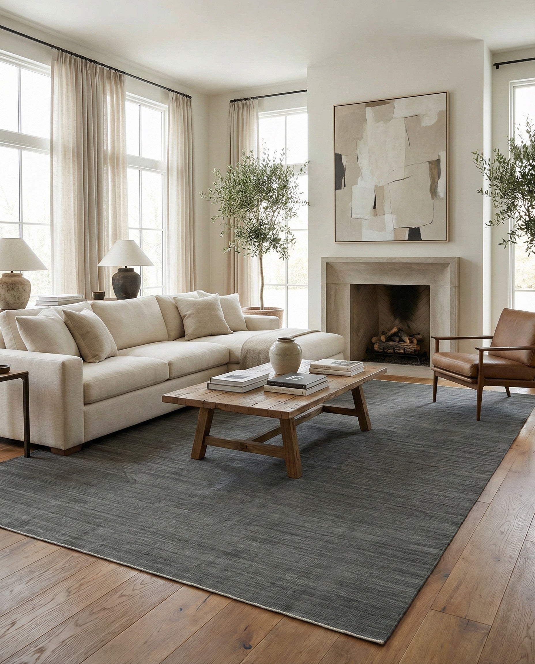 11' 1 x 15' 6 Hand Woven Kilim Afghan Wool Rug