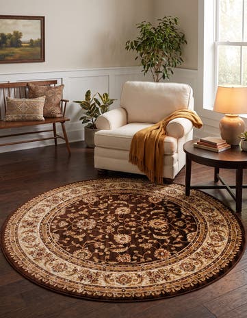 7' 10 x 7' 10 Aditi Round Rug