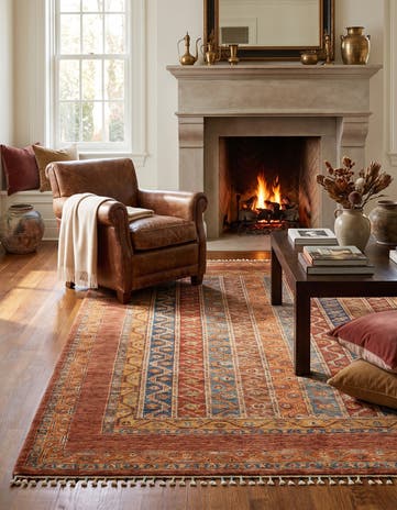 5' x 6' 4 Hand Knotted Ariana Ziegler Rug