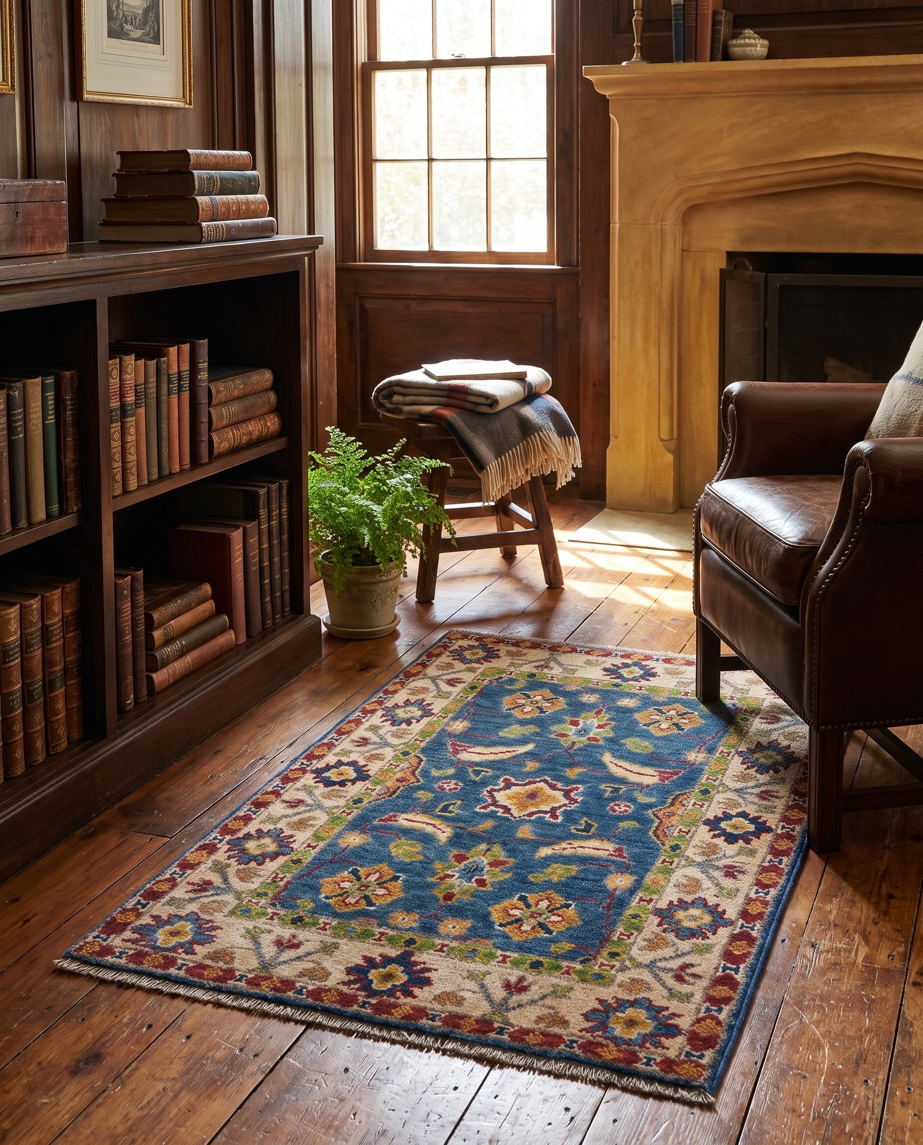 1' 11 x 3' 1 Hand Knotted Kazak Rug