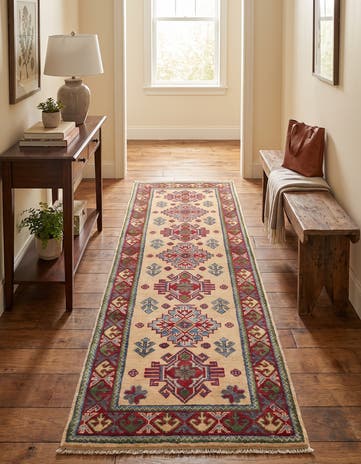 2' x 6' Hand Knotted Kazak Runner Rug