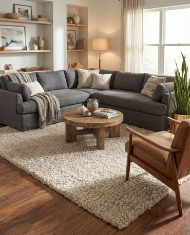  7' 10 x 10' Zermatt Shag Rug