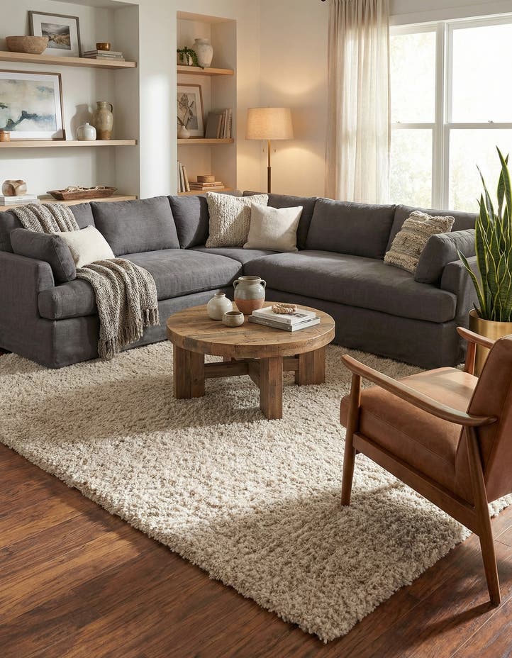 7' 10 x 10' Zermatt Shag Rug