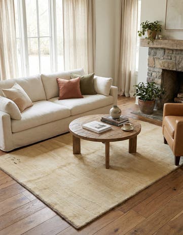 4' 11 x 6' 6 Hand Knotted Gabbeh Shouli Persian Wool Rug