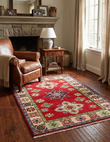2' 9 x 4' 1 Hand Knotted Kazak Rug