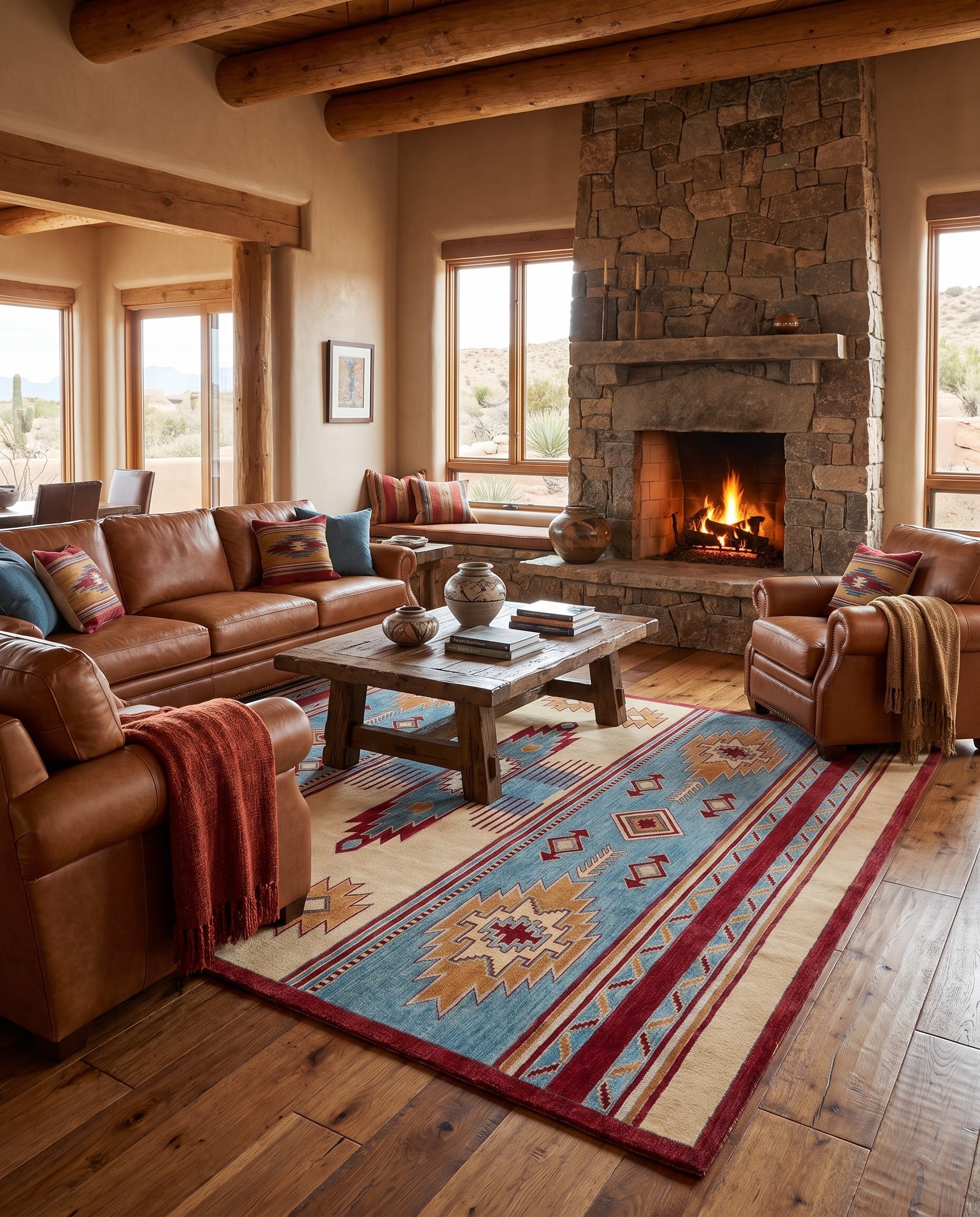 8' 3 x 9' 8 Hand Knotted Ziegler Modern Rug