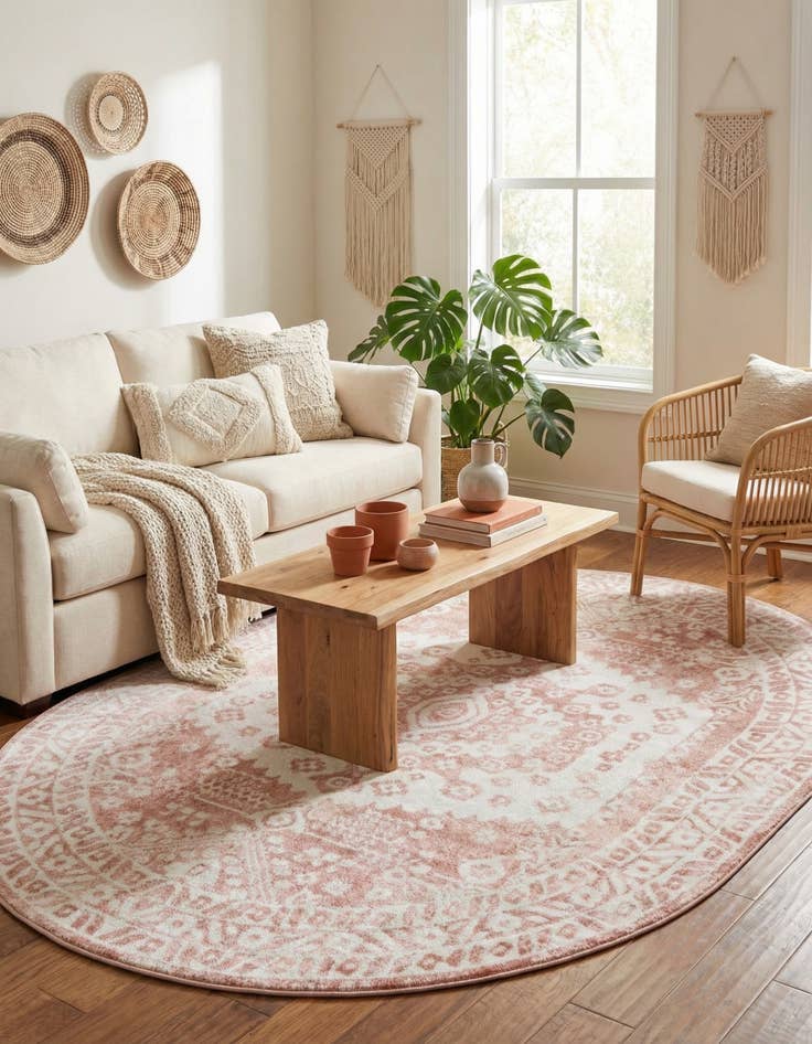 Detail image of 8' x 10' Oxford Oval Rug